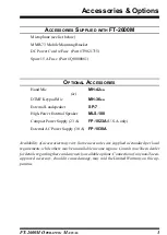 Preview for 5 page of Yaesu FT-2600M Operating Manual