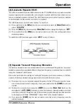 Предварительный просмотр 25 страницы Yaesu FT-2600M Operating Manual