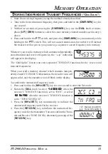 Предварительный просмотр 37 страницы Yaesu FT-2900E Operating Manual