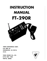 Предварительный просмотр 1 страницы Yaesu FT-290R Instruction Manual