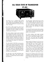 Предварительный просмотр 3 страницы Yaesu FT-301 Instruction Manual