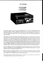 Preview for 3 page of Yaesu FT-411 MKII Operating Manual