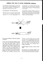 Предварительный просмотр 4 страницы Yaesu FT-411 MKII Operating Manual