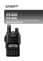 Yaesu FT-4VE Operating Manual preview