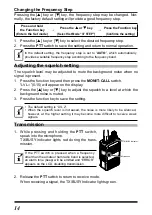 Предварительный просмотр 16 страницы Yaesu FT-4VE Operating Manual