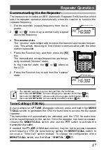 Предварительный просмотр 19 страницы Yaesu FT-4VE Operating Manual