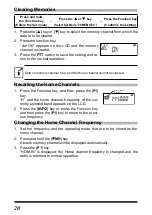 Предварительный просмотр 22 страницы Yaesu FT-4VE Operating Manual