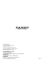 Предварительный просмотр 35 страницы Yaesu FT-4VR Advance Manual