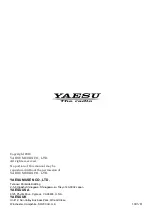 Предварительный просмотр 35 страницы Yaesu FT-4XE Advance Manual