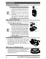 Preview for 10 page of Yaesu FT-4XR Operating Manual