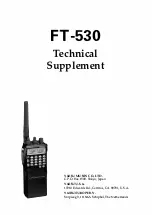 Preview for 1 page of Yaesu FT-530 Technical Supplement