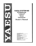 Yaesu FT-600 Dealer'S Manual предпросмотр