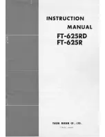 Preview for 1 page of Yaesu FT-625RD Instruction Manual