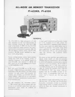 Предварительный просмотр 2 страницы Yaesu FT-625RD Instruction Manual