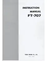 Yaesu FT-707 Instruction Manual preview