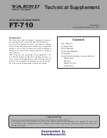 Yaesu FT-710 Manual preview