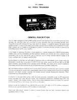 Предварительный просмотр 3 страницы Yaesu FT-726R Operating Manual