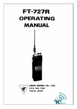 Preview for 1 page of Yaesu FT-727R Operating Manual