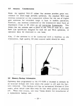 Предварительный просмотр 21 страницы Yaesu FT-727R Operating Manual