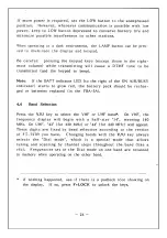 Предварительный просмотр 26 страницы Yaesu FT-727R Operating Manual