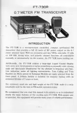 Предварительный просмотр 3 страницы Yaesu FT-730R Instruction Manual