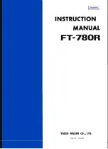 Preview for 1 page of Yaesu FT-780R Instruction Manual