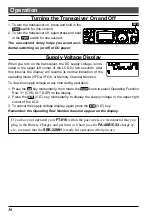 Предварительный просмотр 18 страницы Yaesu FT-818ND Operating Manual