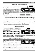 Предварительный просмотр 19 страницы Yaesu FT-818ND Operating Manual