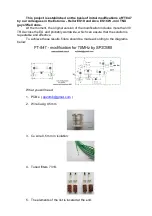 Предварительный просмотр 2 страницы Yaesu FT-847 Modification Manual