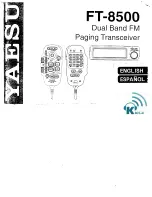 Yaesu FT-8500 User Manual preview