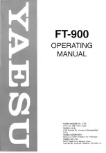 Preview for 3 page of Yaesu FT-900 Operating Manual