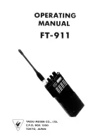 Preview for 1 page of Yaesu FT-911 Operating Manual