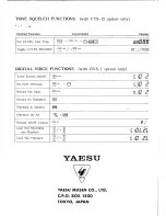 Предварительный просмотр 43 страницы Yaesu FT-912R Operating Manual