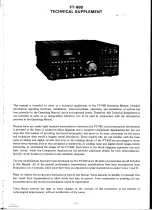 Preview for 3 page of Yaesu FT-980 Technical Supplement