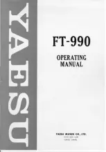 Предварительный просмотр 1 страницы Yaesu FT-990 Operating Manual