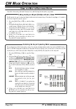 Предварительный просмотр 104 страницы Yaesu FT DX 9000D - COMPUTER AIDED TRANSCEIVER Operation Manual