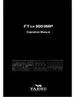 Предварительный просмотр 1 страницы Yaesu FT DX 9000MP CONTEST - DATA MANAGEMENT... Operation Manual