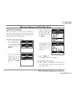 Preview for 62 page of Yaesu FTA-550 Pro-X Operating Manual