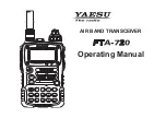 Preview for 1 page of Yaesu FTA-720 Operating Manual