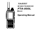 Preview for 1 page of Yaesu FTA-850L Operating Manual