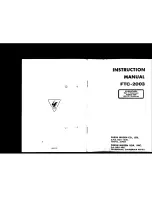 Yaesu FTC-2003 Instruction Manual preview