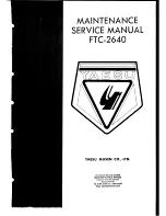 Предварительный просмотр 2 страницы Yaesu FTC-2640 Service Manual