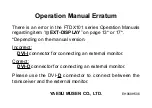 Предварительный просмотр 1 страницы Yaesu FTDX101D Operation Manual