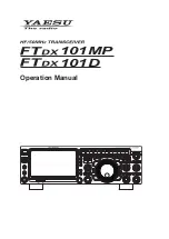 Предварительный просмотр 4 страницы Yaesu FTDX101D Operation Manual