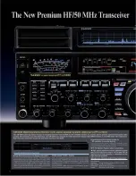 Предварительный просмотр 8 страницы Yaesu FTDX5000 SALES BROCHURES Brochure