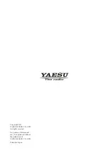 Предварительный просмотр 148 страницы Yaesu FTdx5000 Series Operating Manual