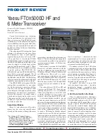 Yaesu FTDX5000D HF - PRODUCT REVIEW 12-2010 Manual preview