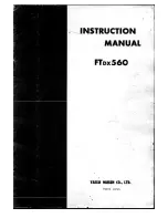 Yaesu FTdx560 Instruction Manual предпросмотр