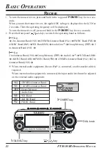 Предварительный просмотр 24 страницы Yaesu FTM-10 Operating Manual