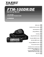 Yaesu FTM-100DE Operating Manual предпросмотр